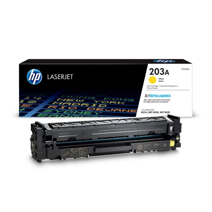 Your One-Stop destination for Genuine and Compatible Kyocera Toners in the heart of Nairobi, Kenya. Shop for HP 203A (CF542A) HP 203A (CF542A) Yellow Toner Cartridge