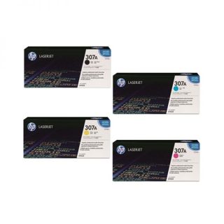 HP 307A (CE741A) Color Toner Cartridges Each