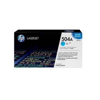 HP 504A (CE251A) Cyan Toner Cartridge