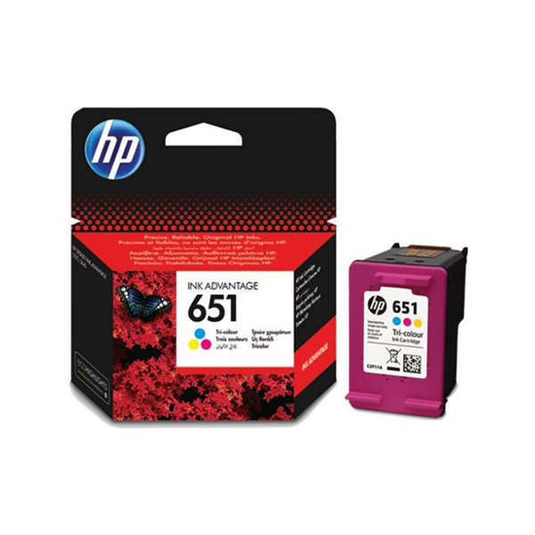 HP 651 Ink Cartridge (Tri-color)